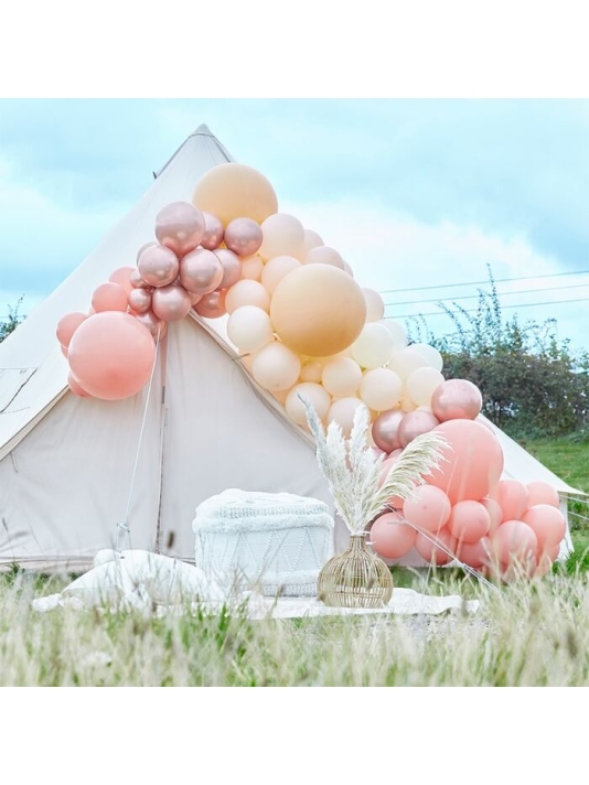 Ginger Ray BA-317 Balloon Arch Luxe Peach Ballonbogen main product photo
