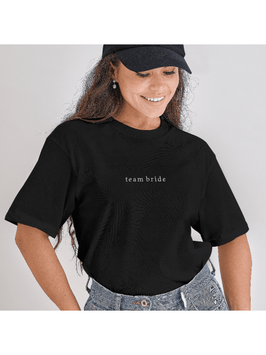 Ginger Ray HEN-155 Size S Team Bride T-shirt Schwarz main product photo