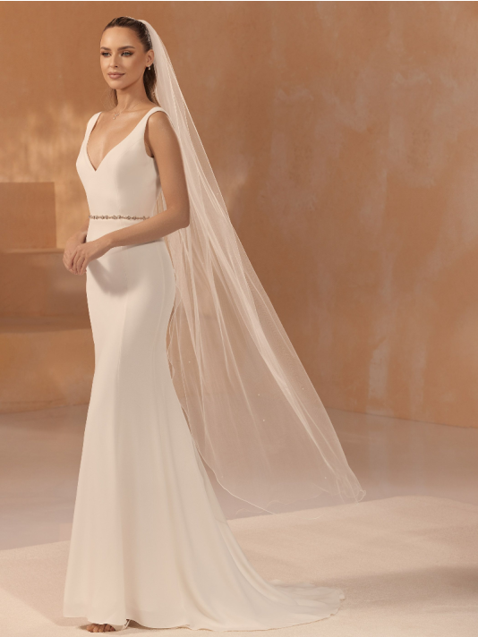 Bianco Evento S476 Schleier - 170 cm main product photo