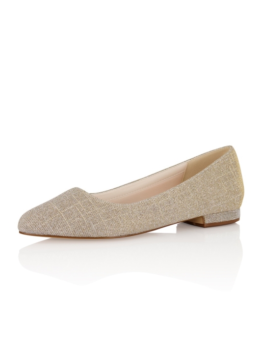 Rainbow Club Lauri Brautschuhe Gold main product photo
