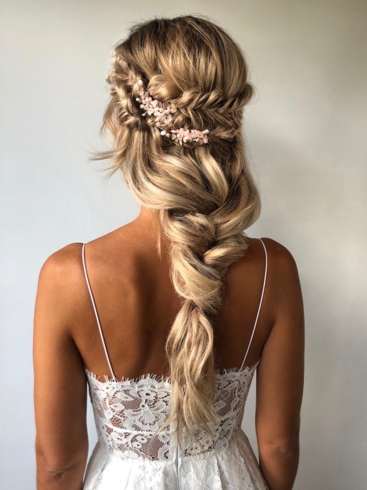 Sally Jane Bridal Natalie Haarspeld Zilver main product photo