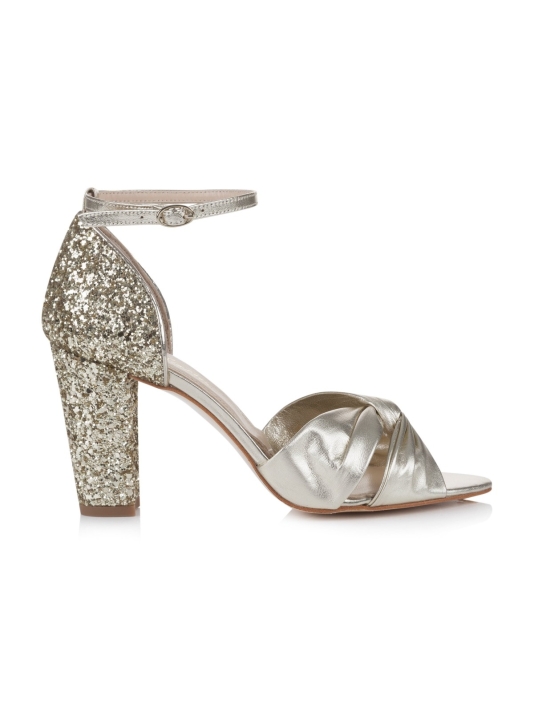 Rachel Simpson Candyfloss Gold Brautschuhe main product photo
