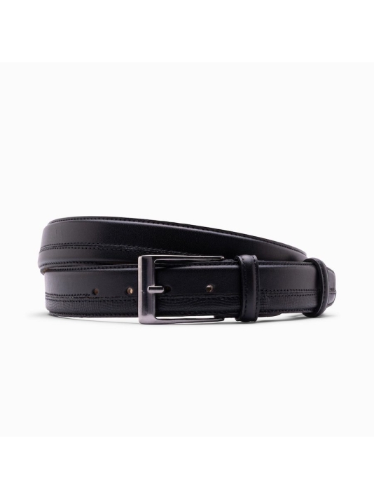 Paulo Bellini Fasano Gürtel Leder Schwarz main product photo