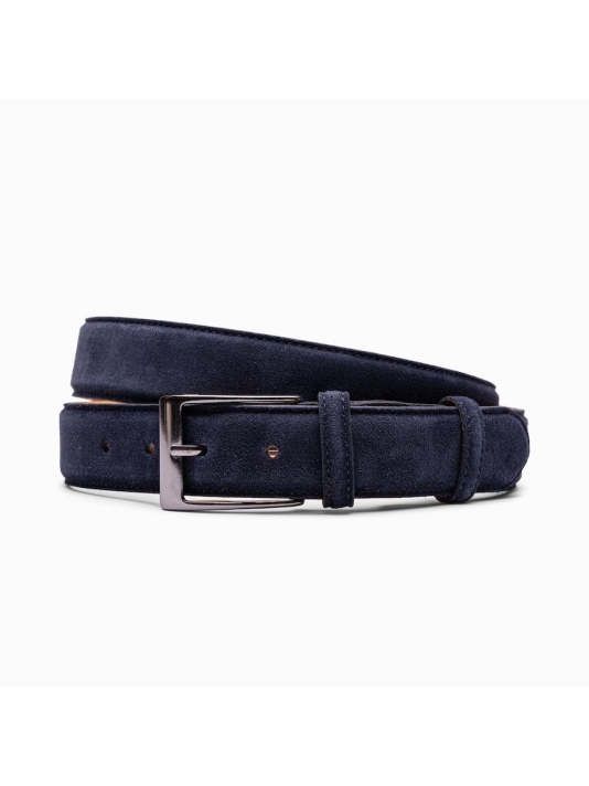 Paulo Bellini Fasano Gürtel Wildleder Dunkelblau main product photo
