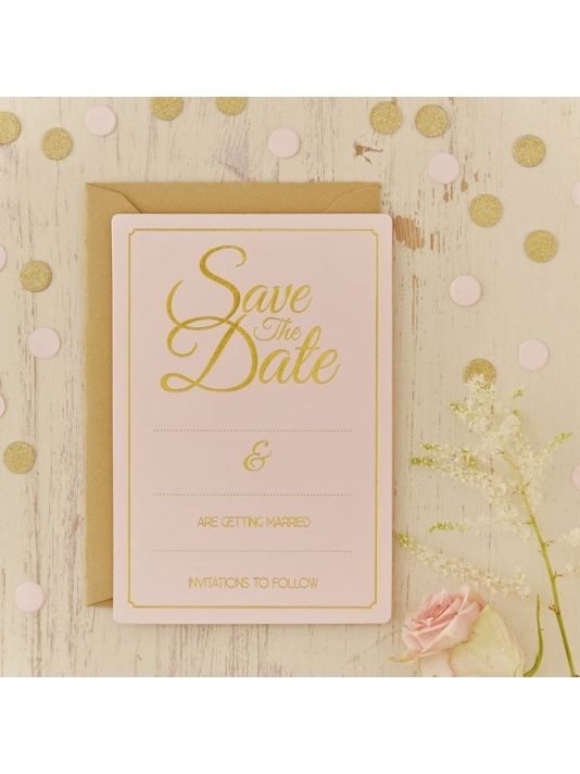 Save the Date Karten - Pastel Perfection (10 Stück) main product photo
