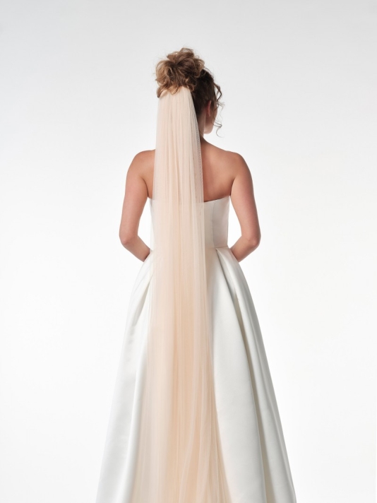 Poirier Schleier S12-300-1-SOFT-Peach - 300 cm main product photo