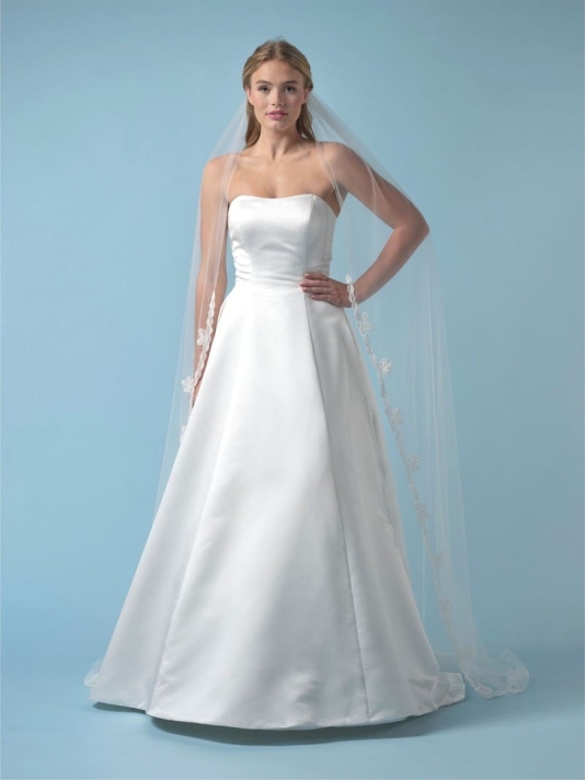 Poirier S429-280-SOFT Schleier Spitze Rand - 280 cm main product photo