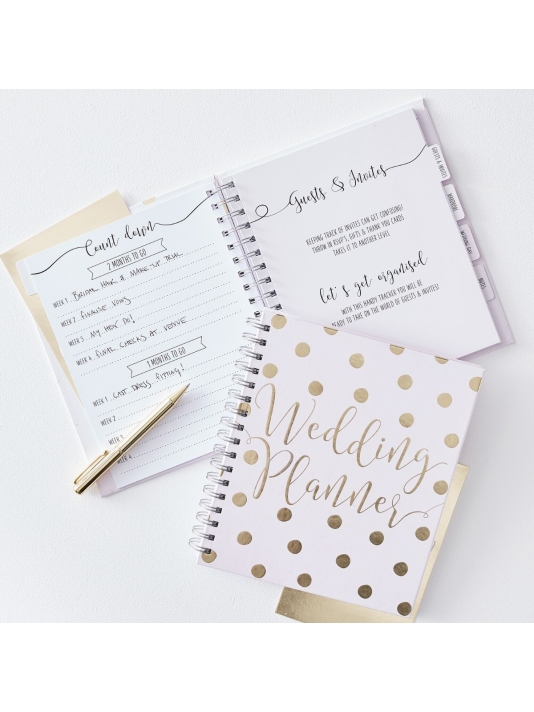 Ginger Ray GO-155 Gold Wedding Hochzeitsplaner main product photo